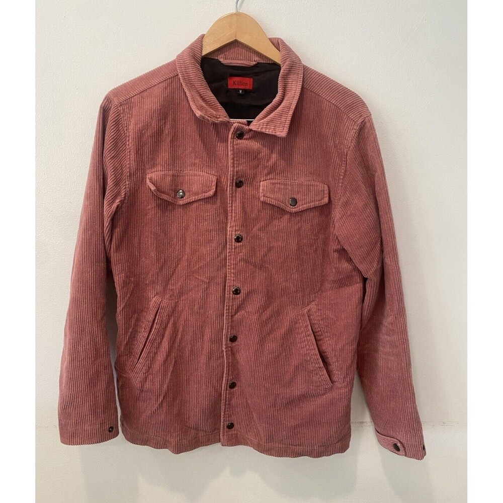 Killion Men's Size M Parsons Corduroy Coach Jacket - Plum